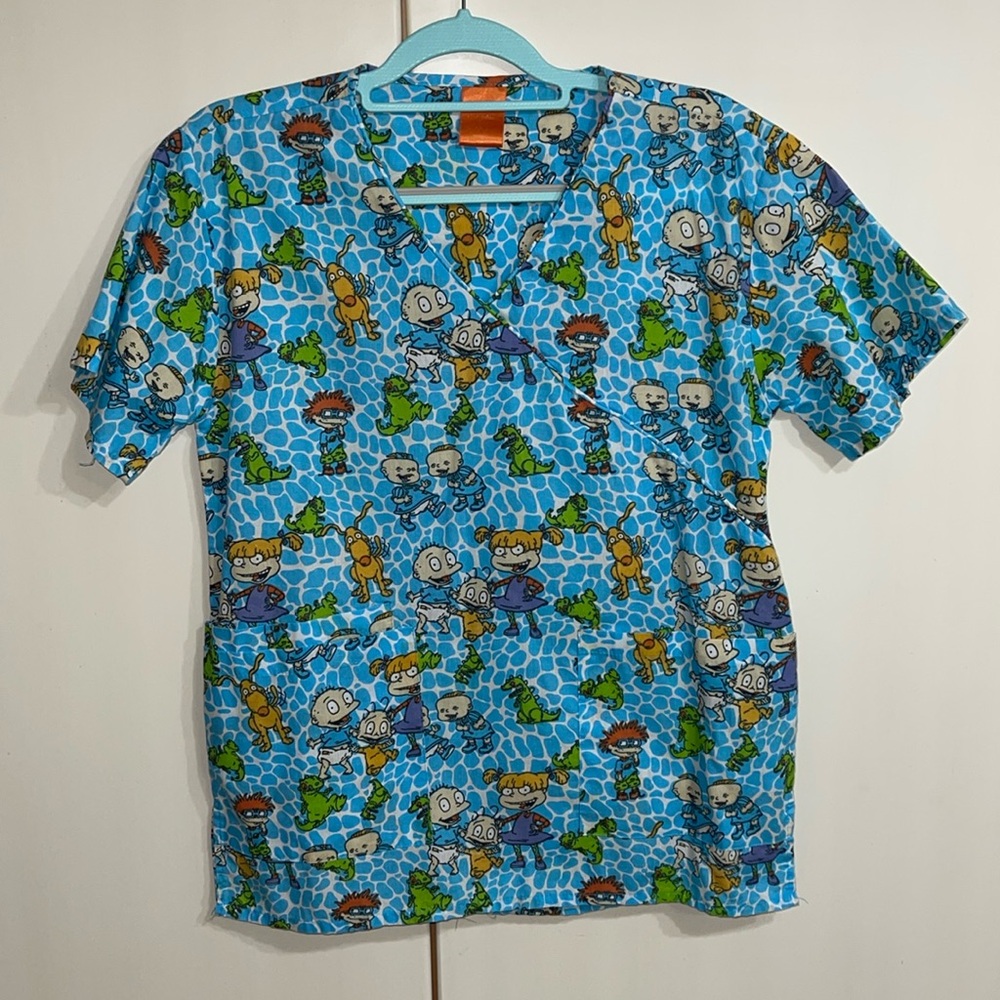 Women’s size small Nickelodeon scrub top